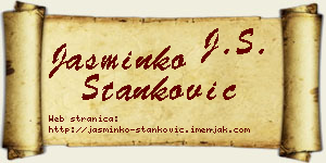 Jasminko Stanković vizit kartica